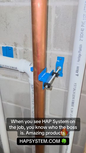 3 comments | Carrier Bridge, Bullet, HAP Hanger — snap the HAP and you’re done. Works with any pipe material, cUPC and SGS certified. HAPSYSTEM.COM check the HowTo page or go to any distributor and order to try it out. Cool products that save time and money.  #holdandprotect #plumbingproblems #plumbingsolutions #pipehangers #residentialplumbing #commercialplumbing #plumbinginnovation #plumbingexperts #plumbingservices #pipeinstallation #HAPhangers | HAP SYSTEM | Facebook