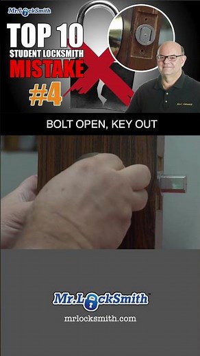 Preventing Lock Installation Issues: Key Out, Bolt Extended - Tip #4