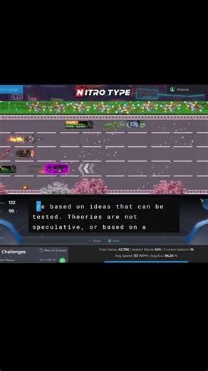 +125 WPM! #nitrotype