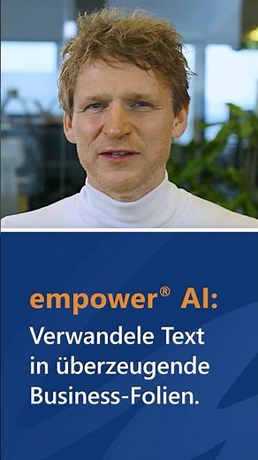 Verwandele Text in überzeugende Business-Folien.
