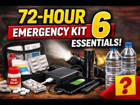 72-Hour Emergency Kit: 6 Essentials (No Fluff)