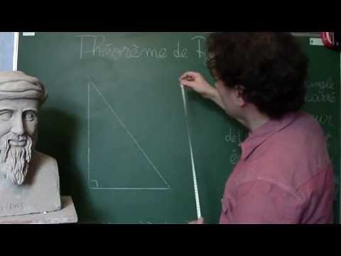 Le théorème de Pythagore 2 (L'énoncé du théorème)
