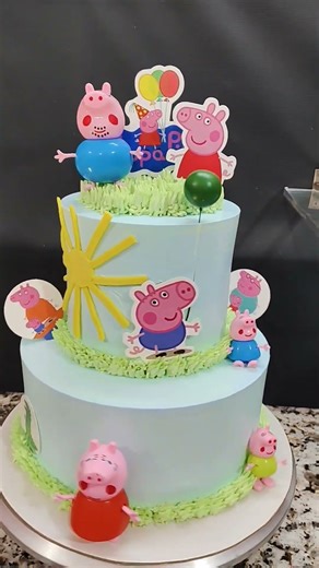 Peppa pi cake2.50.kg ka Cake 🎂🎂🎂🎂🎂🎂🎂🎂🎂🎂#russia #india #birthdaycake 🌅☃️☃️☃️🥧🥧🥧🥧🔪#russia