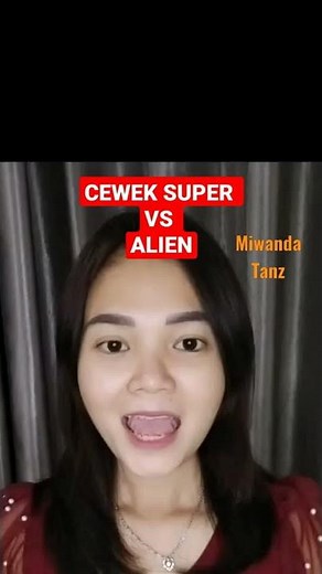 CEWEK SUPER VS ALIEN |Miwanda Tanz #shorts #viral #viralshorts