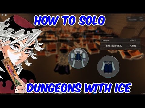 How To SOLO DUNGEONS In Project Slayers WITH ICE BDA( I GOT 4.9K POINTS)