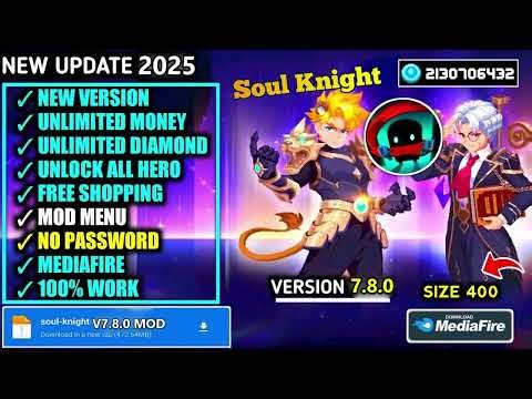 Soul knight Mod Menu Latest Version 7.8.0