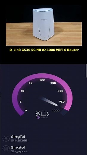 D-Link G530 5G NR AX3000 WiFi6 Router Speedtest #D-Link router speedtest #D-Link G530 AX3000 WiFi 6