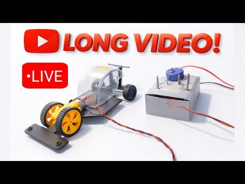DIY Electric Car with DC Motor | Power Box Test |DIY remote control car