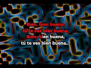 Te Ves Bien Buena (con letra) - El General (Karaoke)