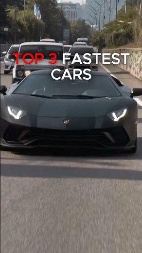 Top 3 Fastest Cars in the World 🚀