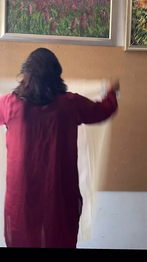 Preparing canvas | Saira's ArtHive