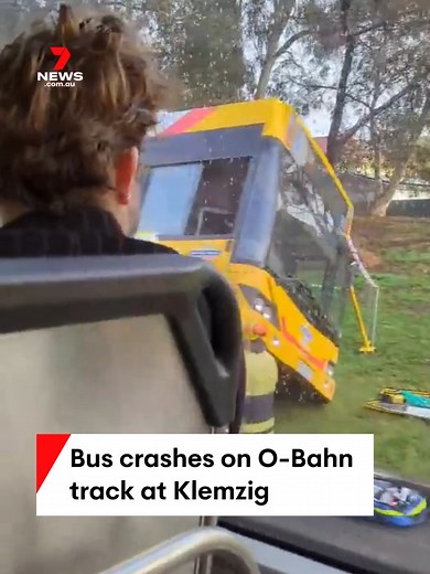 Adelaide Metro Bus O-Bahn Track Incident Caught on CCTV