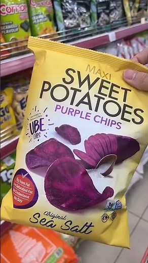 شوفوا وش لقيت في البقاله الكورية شيبس بنفسجي🇰🇷💜 #tiktok #shorts