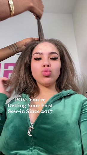 It’s My First Time Getting A Sew-in Since 2017!🫣 I Feel Like I’m Entering Back My Natural Girl Era With This Install🥰 It’s Giving Me Flashbacks With The Indi-Remi Pack Hair😩 Stylist: @Chassidy Autumn ✂️ #TraditonalSewin #VersatileSewin #TwoPartSewin #LeaveOut #ProtectiveStyles #HairTutorial #Fyp