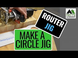 How to Cut Circles using a Router Jig. Easy to Make Jig For Timber Router.