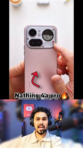 Nothing 4a Pro vs iPhone 🔥 #tech #unboxing #shorts