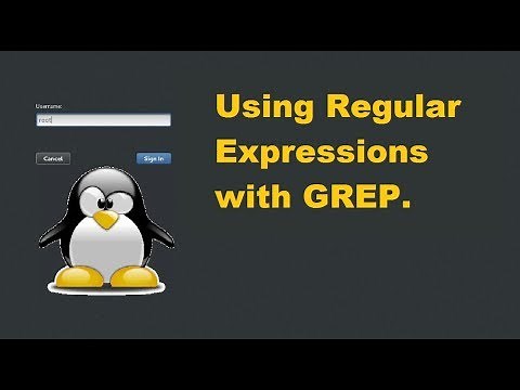 Using regular Expressions with GREP in Linux