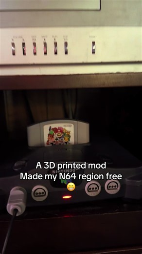 A super easy mod can make your n64 region free, allowing you to purchase and play US, PAL, and JPN games 😁 #retro #retrogaming #nintendo #mod #supermario