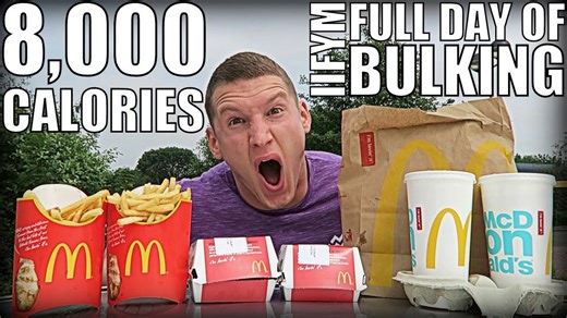 8,000 CALORIES! IIFYM Full Day of Eating - The Day Before the Meet!