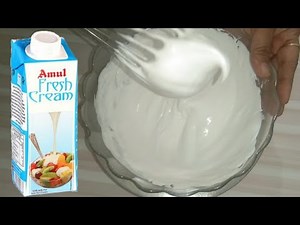 Whipped Cream Using AMUL Fresh Cream without Electric beater | With all tricks and tips |