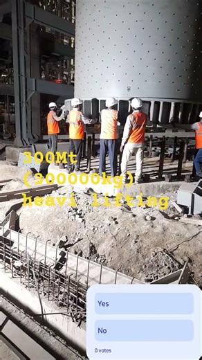 column erection | heavy lifting |300MT #construction #crane #heavyequipment #job