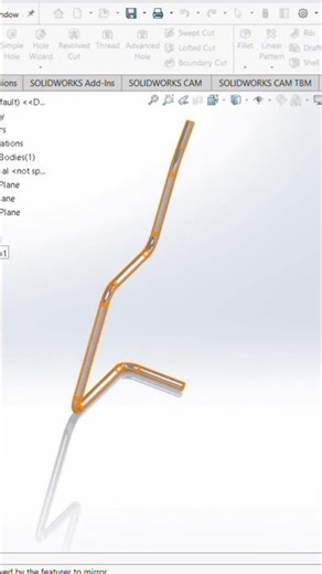 Chair Frame | Solidworks Furniture Design Chair | Solidworks Tutorial Shorts