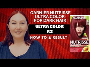 ♥️ Garnier Nutrisse-Ultra Color R3 How to & Result