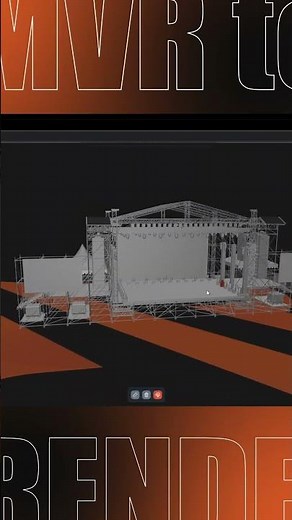MVR(My Virtual Rig) To Render #lightingdesign #gdtf #unrealengine #dmx