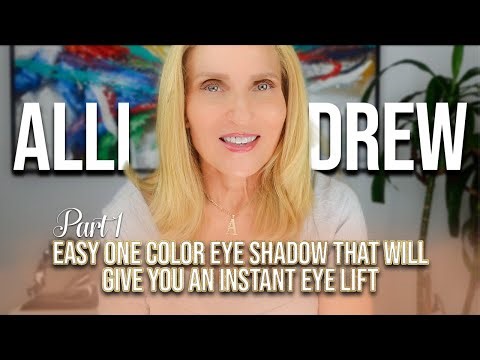Easy One Color Eye Shadow, Part 1, Alli Drew