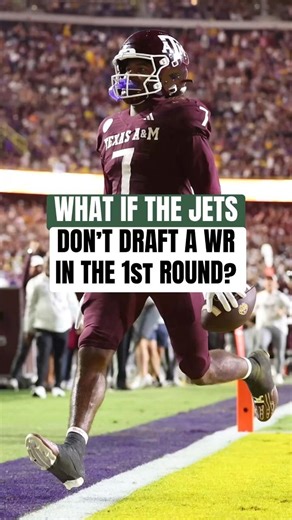 What happens if the #Jets DON'T draft a WR in Round 1?1