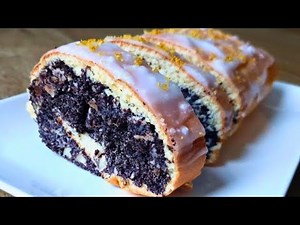 POPPY ROLL | How to make a delicious poppy seed cake for Christmas without sugar
