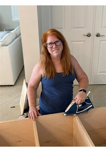 Does anyone still iron their clothes? #diy #edgebanding #cabinetmaker | DIY Cabinets