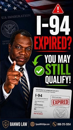 Your I-94 Expired — Here's How to Fix Your Papers Without Leaving the U.S. #usimmigration