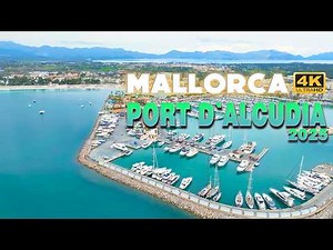 Port d'Alcúdia Mallorca 4K Drone 2025