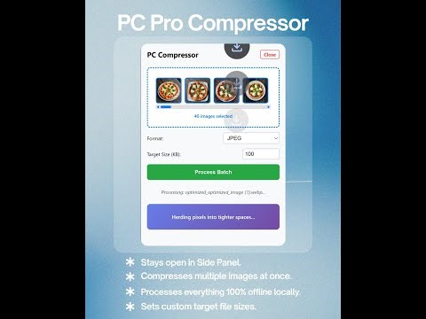 PC Pro Compressor: Private Batch Image Optimizer