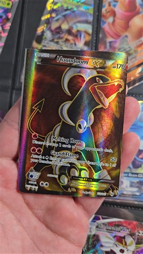 Crazy Miscut Houndoom EX ! #Pokemon