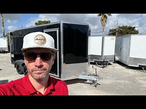 Alcom XLT walk around. Aluminum enclosed trailers. Review and specs