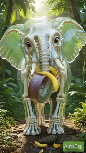 🐘🍌 “Elephant’s Banana Bite! 🍌🔥”