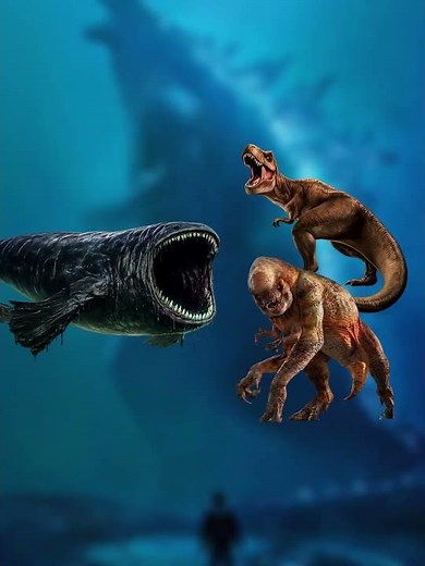 Sea Eater & Bloop vs EVERY Monsters! 🦖🌊 #godzilla