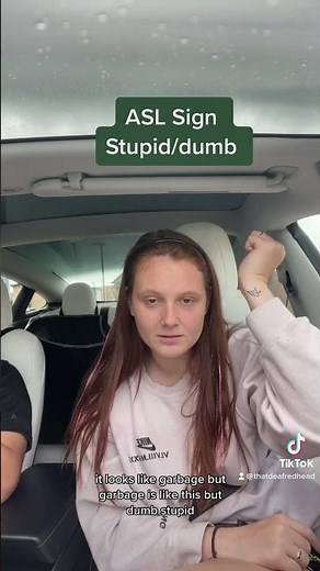 Learn How To Sign Stupid in ASL for Beginners | American Sign Language #shorts