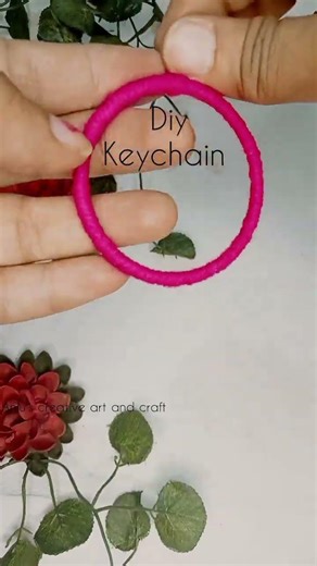 easy handmade vala woollen thread key chain# key chaintutorial# Shorts feed# Shortsvideo# malayala