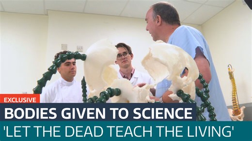 Inside Leicester Medical School's operating room where bodies are donated and used to train doctors - Latest From ITV News