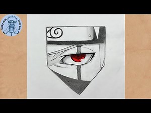 How to Draw Kakashi’s Eye (Sharingan) | Easy Step-by-Step Tutorial