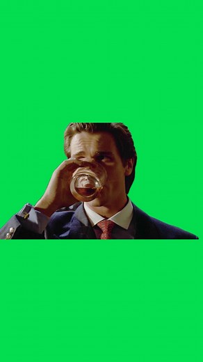 Patrick Bateman Green Screen | American Psycho Sigma Face