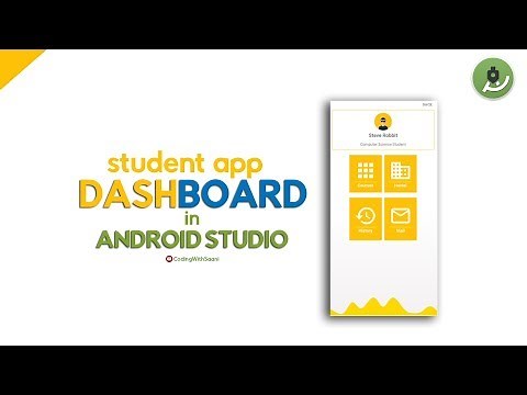 Student App Dashboard Android UI Design | XML UI Design | Android Material Design