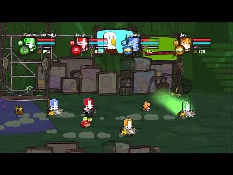Let's Play Castle Crashers [4-Player] #14 - Crystal Smash