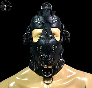Leather Muzzle Head Harness Adjustable Leather Face Hood - Etsy