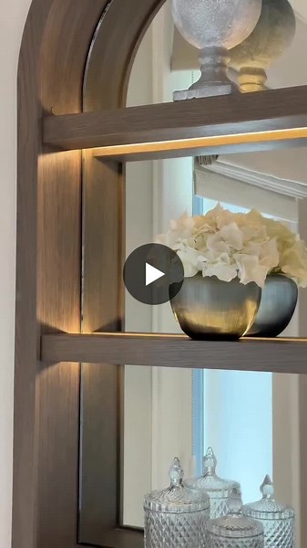 A classic contemporary powder room, elevated through a bespoke fluted vanity, tonal layering, and understated luxury. Considered details that make the space feel refined, personal, and quietly… | Arlene McIntyre Design