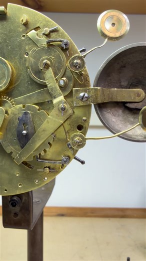 Early 1800’s quarter striking Clock Movement #clockmaker #clockmaking #ClockRestoration #reels | The British Clockmaker