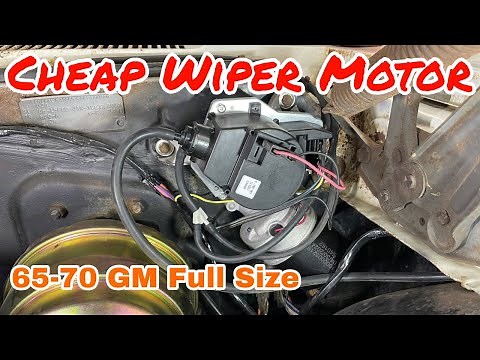 CHEAP Wiper Motor Swap - 1965-70 GM Full-Size - Impala, Bel Air, Biscayne, Caprice